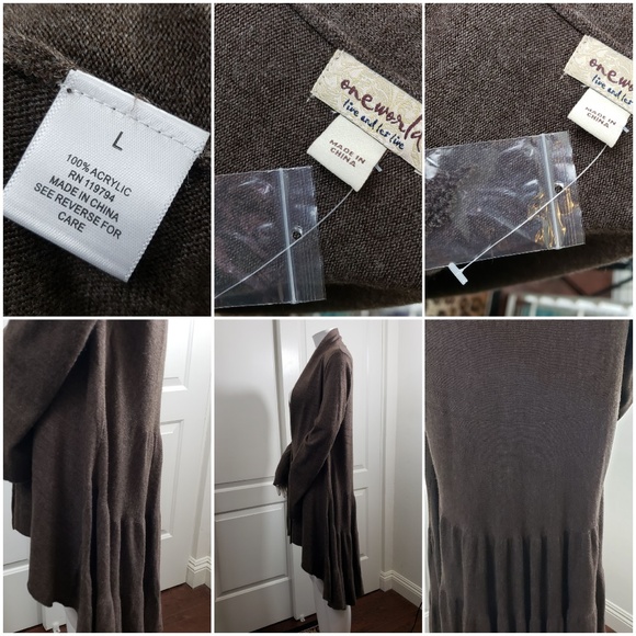 Elegant Brown Women's Sweater - Picture 7 of 7